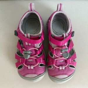 Keen Pink and Gray Kids Water Shoes